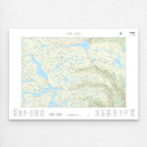 Kartverket - landkart (N50): 042S Uvdal