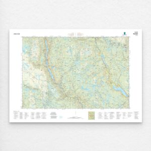 Kartverket - landkart (N50): 043S Norefjell