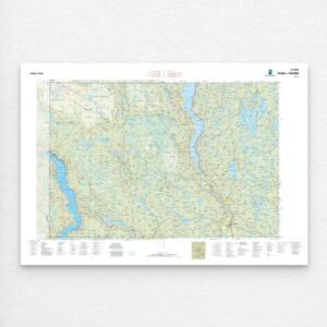Kartverket - landkart (N50): 044N Holleia – Vikerfjell