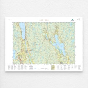 Kartverket - landkart (N50): 046N Romerike