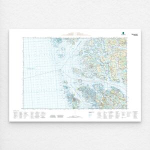 Kartverket - landkart (N50): 048N Mongstad