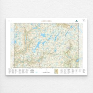 Kartverket - landkart (N50): 050N Voss