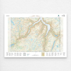 Kartverket - landkart (N50): 051N Flåm – Ulvik