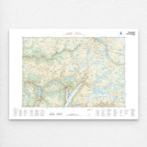 Kartverket - landkart (N50): 051S Flåmsdalen Nærøyfjorden