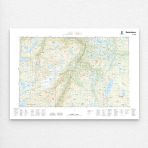 Kartverket - landkart (N50): 142N Beiardalen