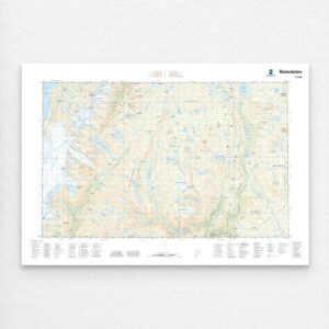 Kartverket - landkart (N50): 142S Beiardalen