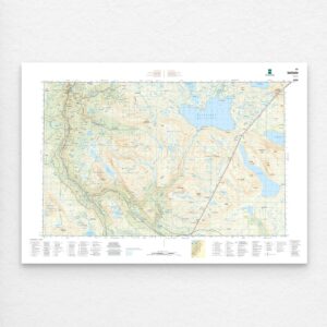 Kartverket - landkart (N50): 143N Saltfjellet