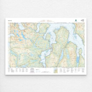 Kartverket - landkart (N50): 171N Finnsnes