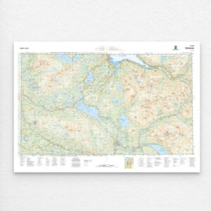 Kartverket - landkart (N50): 172S Balsfjorden