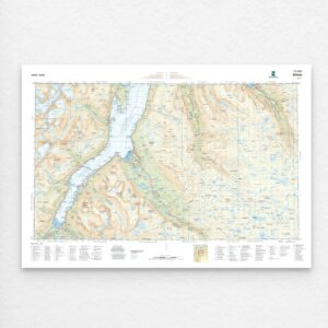 Kartverket - landkart (N50): 173N Skibotn