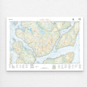 Kartverket - landkart (N50): 182N Tromsø
