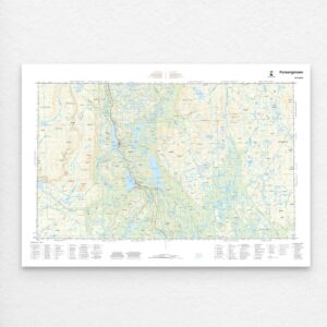 Kartverket - landkart (N50): 187N Porsangmoen