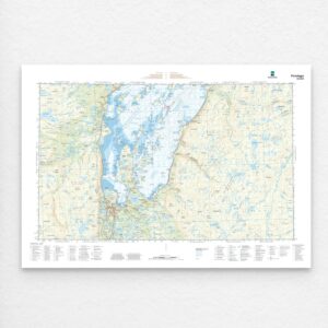 Kartverket - landkart (N50): 198S Porsángu