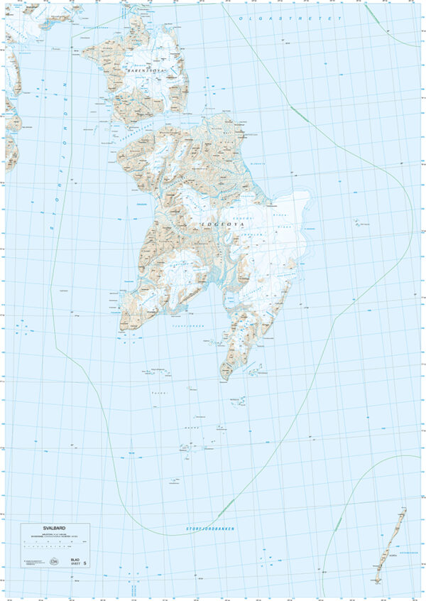 Svalbard Søraust  Blad 5 - Image 2