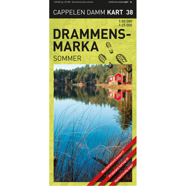 Drammensmarka sommer turkart