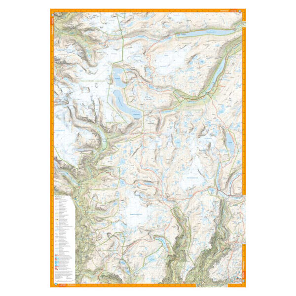 Høyfjellskart Breheimen & Tverrådalskyrkja 1:25.000 - Image 4