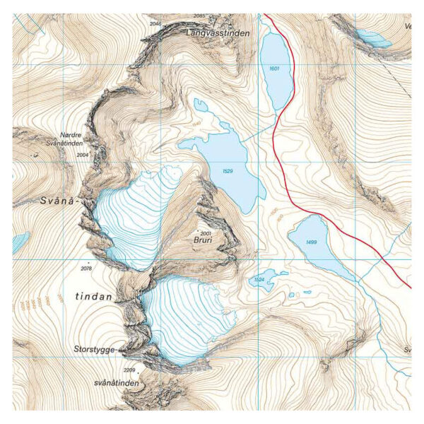 Høyfjellskart Dovrefjell: Snøhetta 1:25.000 - Image 2