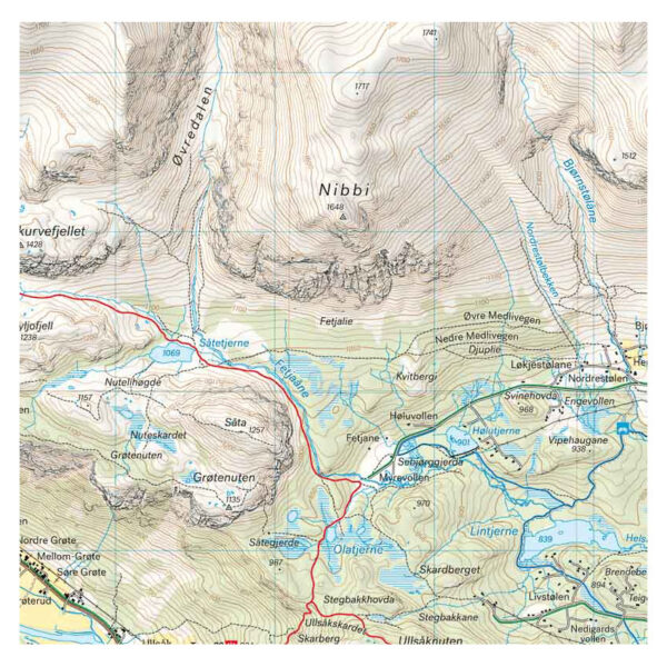 Høyfjellskart Hemsedal 1:25.000 - Image 2