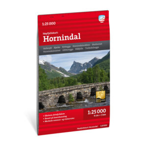Høyfjellskart Hornindal 1:25.000