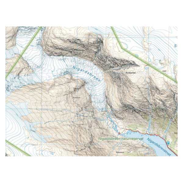 Høyfjellskart Jostedalen 1:25.000 - Image 2