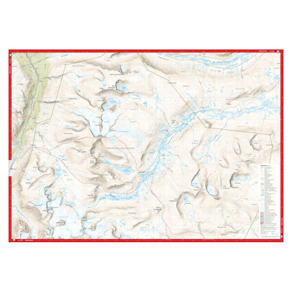 Høyfjellskart Jotunheimen: Galdhøpiggen & Glittertinden 1:25.000 - Image 3