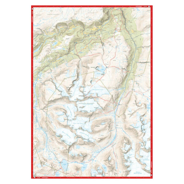 Høyfjellskart Jotunheimen: Galdhøpiggen & Glittertinden 1:25.000 - Image 4