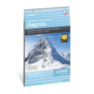 Høyfjellskart Jotunheimen: Høgruta 1:25.000