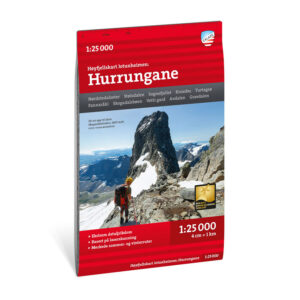 Høyfjellskart Jotunheimen: Hurrungane 1:25.000