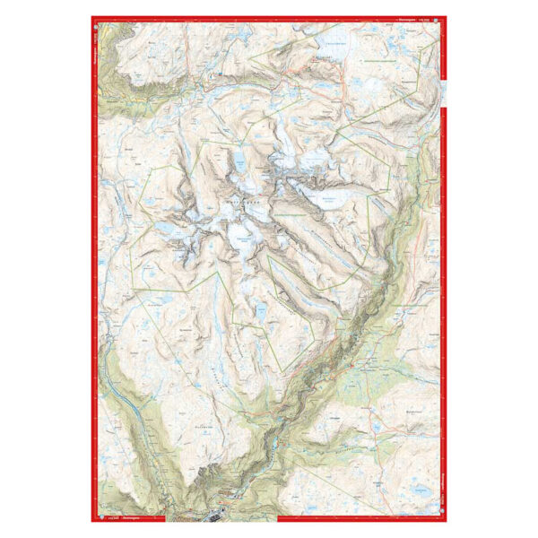 Høyfjellskart Jotunheimen: Hurrungane 1:25.000 - Image 3
