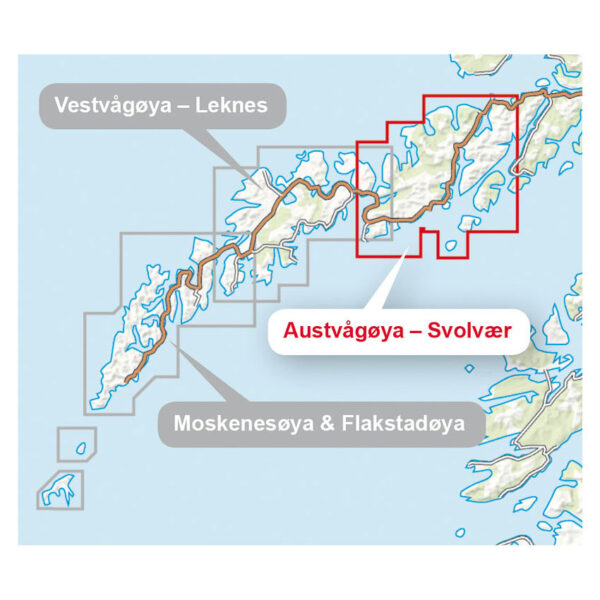 Høyfjellskart Lofoten: Austvågøya - Svolvær 1:30.000 - Image 2