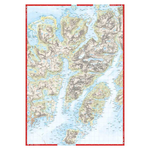 Høyfjellskart Lofoten: Austvågøya - Svolvær 1:30.000 - Image 4