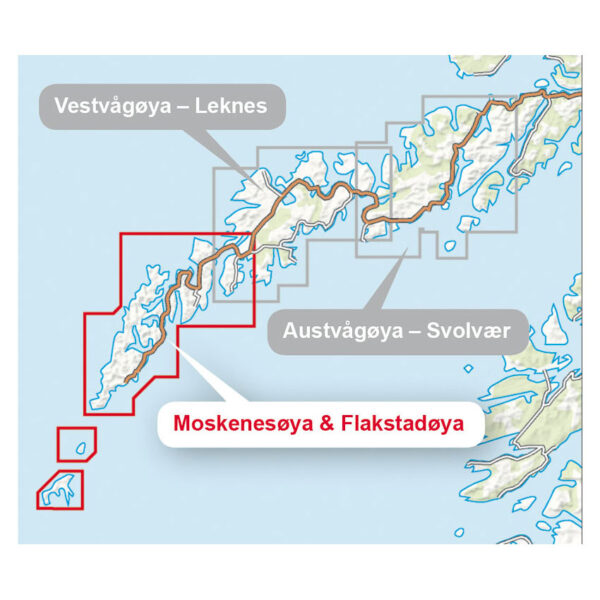 Høyfjellskart Lofoten: Moskenesøya & Flakstadøya 1:30.000 - Image 2