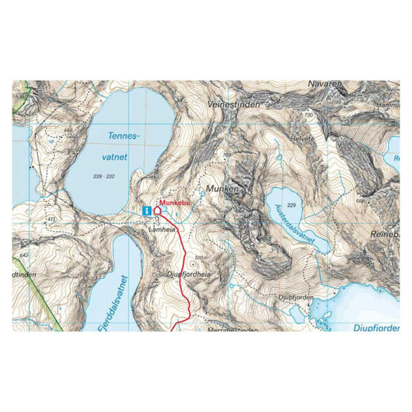 Høyfjellskart Lofoten: Moskenesøya & Flakstadøya 1:30.000 - Image 3