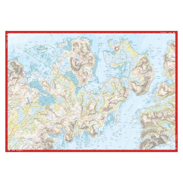 Høyfjellskart Lofoten: Vestvågøya - Leknes 1:30.000 - Image 4