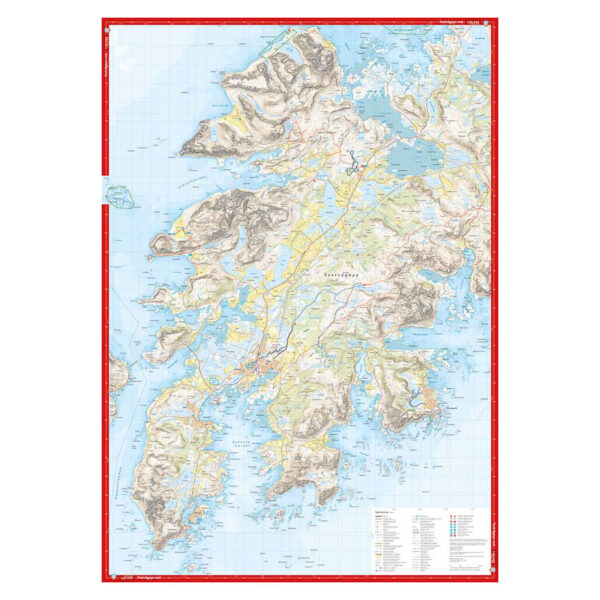 Høyfjellskart Lofoten: Vestvågøya - Leknes 1:30.000 - Image 5