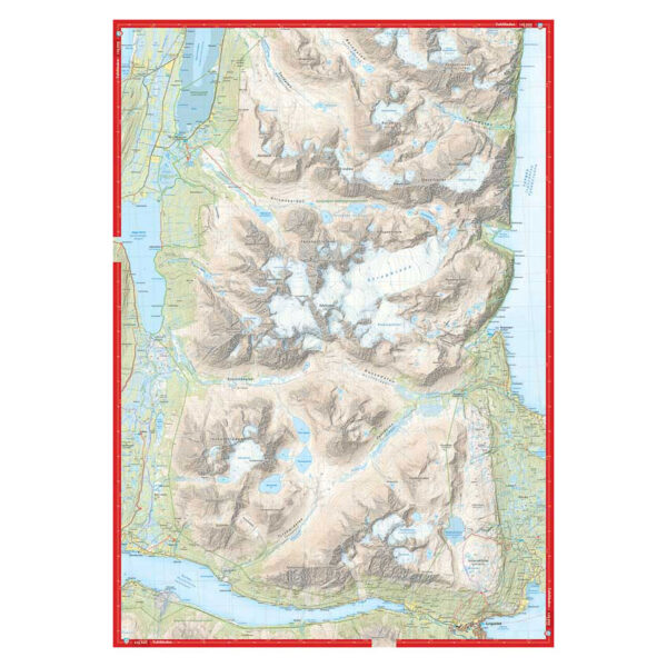 Høyfjellskart Lyngenhalvøya nord 1:25.000 - Image 3