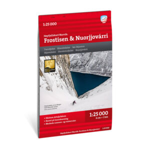 Høyfjellskart Narvik: Frostisen & Nuorjjovárri 1:25.000