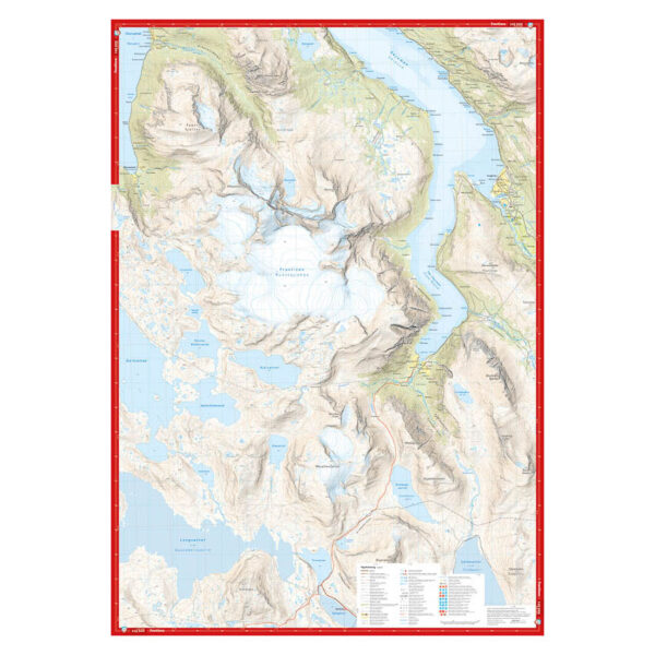 Høyfjellskart Narvik: Frostisen & Nuorjjovárri 1:25.000 - Image 4