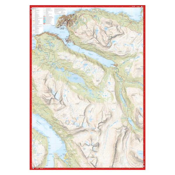 Høyfjellskart Narvik: Rombakstøtta, Skjomtinden & Storsteinsfjellet 1:25.000 - Image 3
