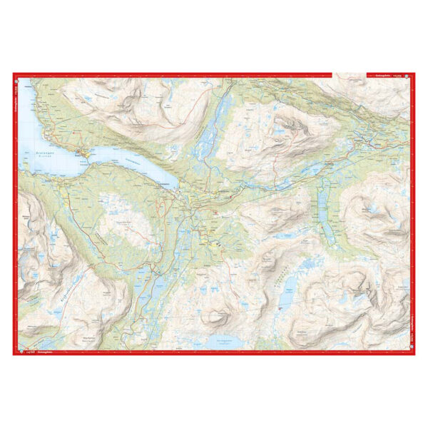 Høyfjellskart Narvik: Spanstinden & Dudalstinden 1:25.000 - Image 3
