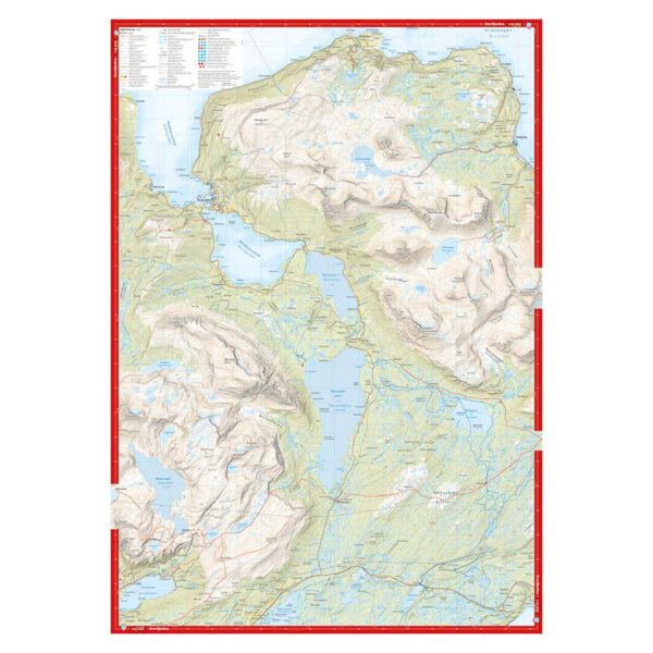 Høyfjellskart Narvik: Spanstinden & Dudalstinden 1:25.000 - Image 4