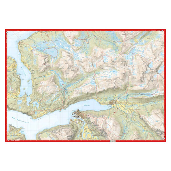 Høyfjellskart Romsdalen: Isfjorden & Eresfjord 1:25.000 - Image 4