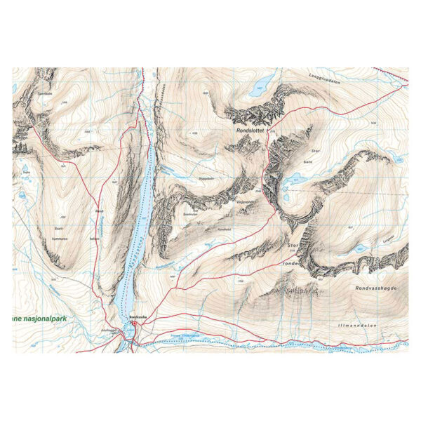 Høyfjellskart Rondanemassivet 1:25.000 - Image 2