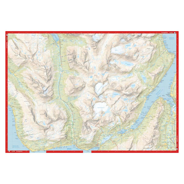 Høyfjellskart Tromsø: Breivikeidet Laksvatn  1:25.000 - Image 4