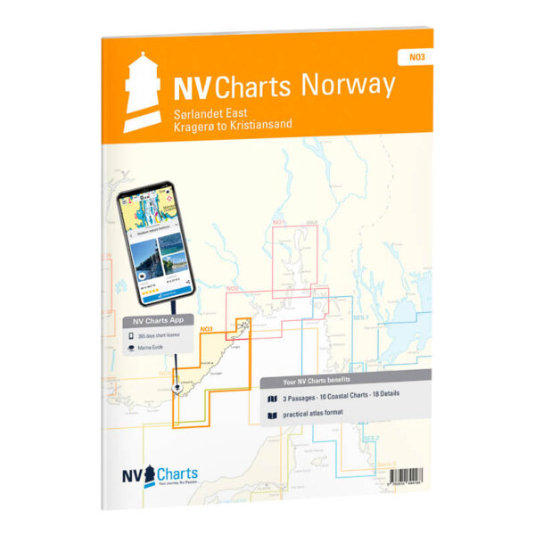 NO 3 NV.Atlas Norge Sørlandet Øst - Kristiansand til Kragerø