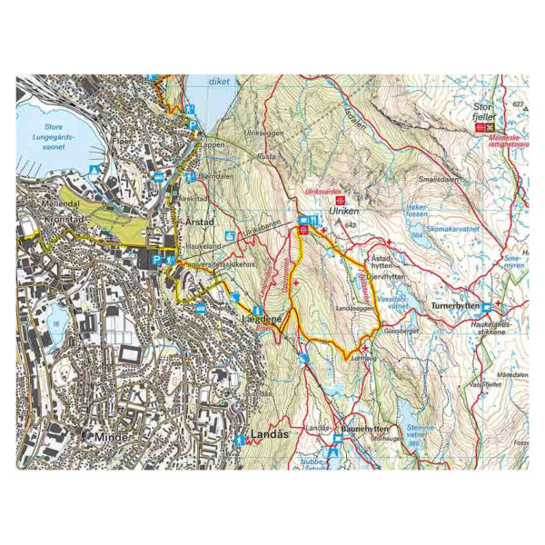 Stikart Bergen & 7-fjellsturen 1:25.000 - Image 2