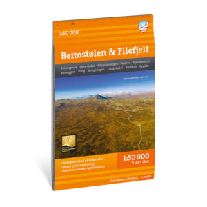 Turkart Beitostølen & Filefjell 1:50.000