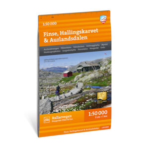 Turkart Finse, Hallingskarvet & Aurlandsdalen, 1:50.000
