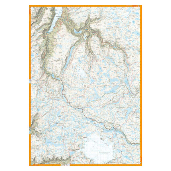 Turkart Finse, Hallingskarvet & Aurlandsdalen, 1:50.000 - Image 4