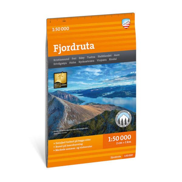 Turkart Fjordruta 1:50.000